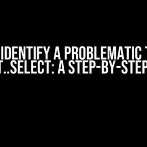 How to Identify a Problematic Tuple in Insert..Select: A Step-by-Step Guide