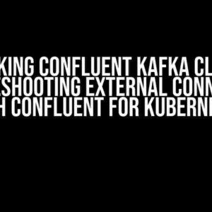 Unlocking Confluent Kafka Cluster: Troubleshooting External Connections with Confluent for Kubernetes